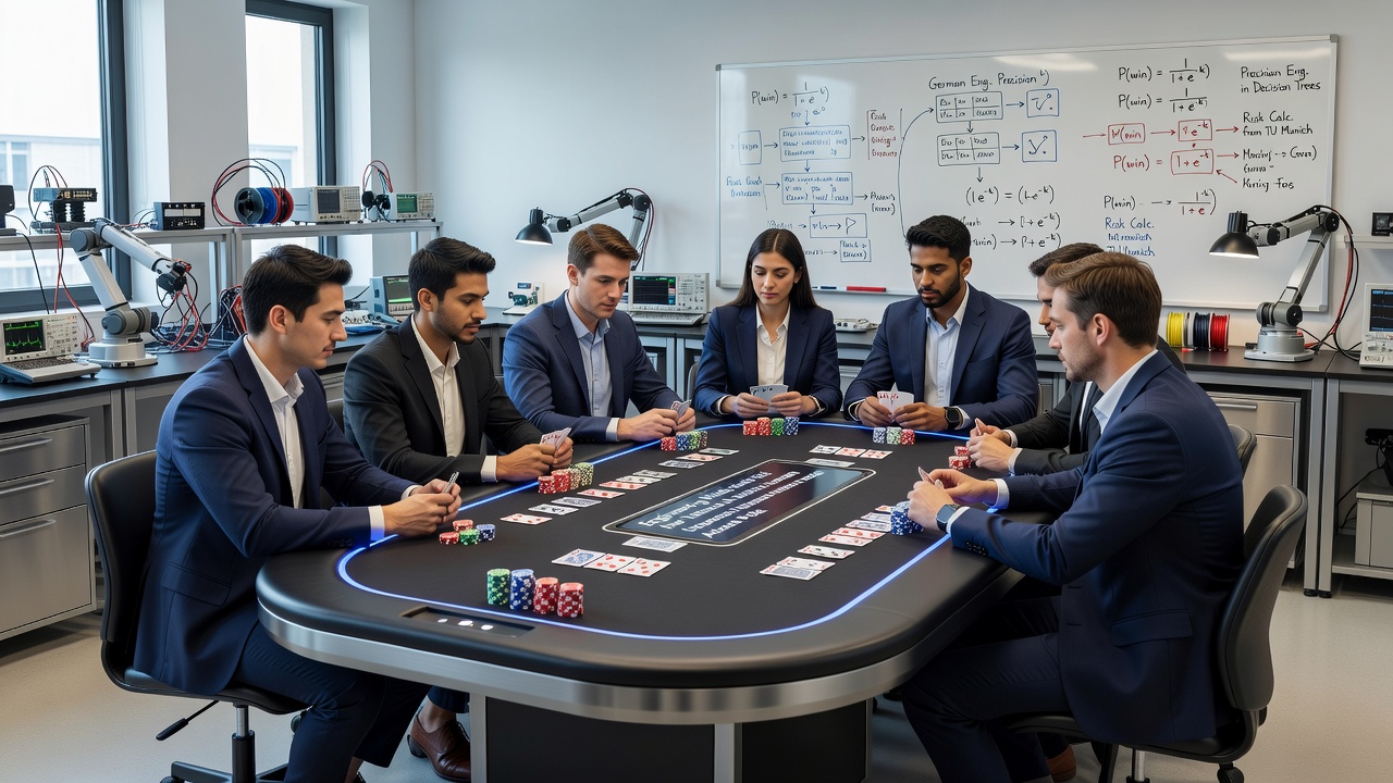 Analyse von Poker-Daten mit technischen Modellen an einem deutschen Forschungsinstitut