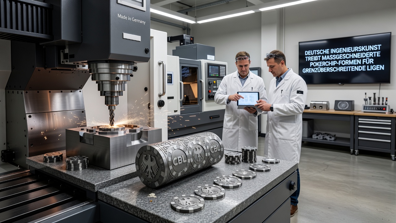 Fertigung maßgeschneiderter Pokerchip-Formen mit moderner CNC-Technologie