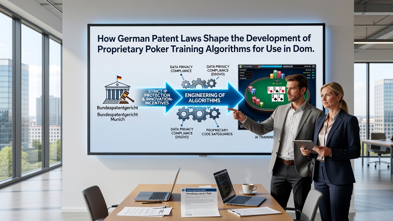 Entwickler bei der Arbeit an patentierten Poker-Solvern für deutsche Plattformen