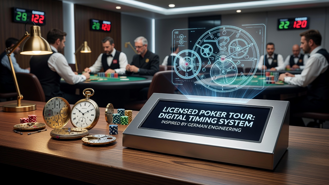 Präzisionsuhren aus Glashütte als Inspiration für digitale Timer in Pokerturnieren